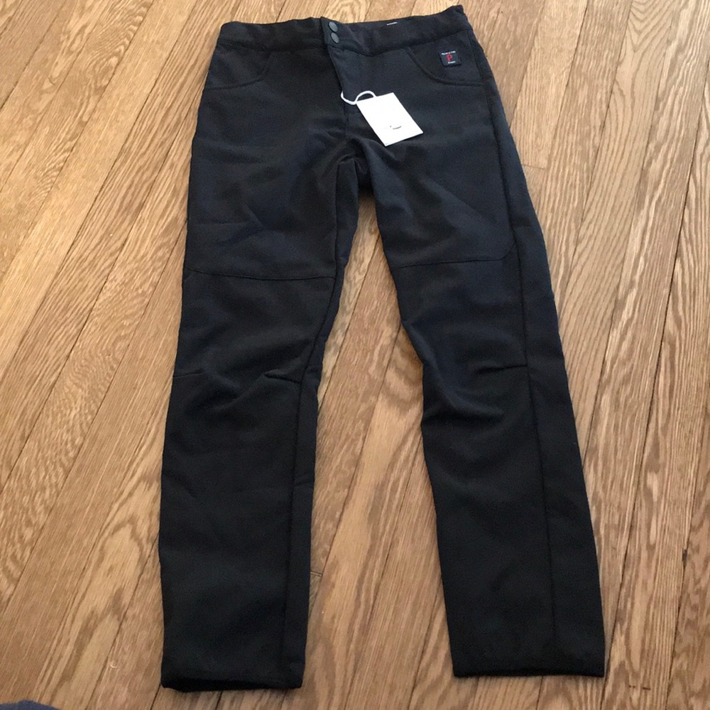 Kids size 10-11 black skinny snow pants NWT